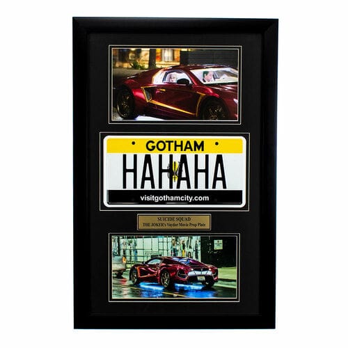 "Suicide Squad" Movie Memorabilia - Joker's License Plate