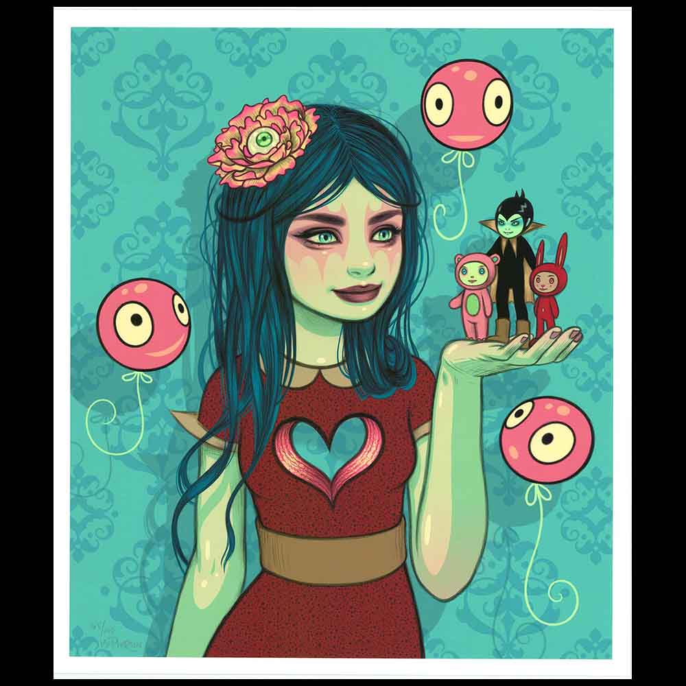 Tara McPherson; Ohana-Blue Variant – Gold & Silver Pawn Shop