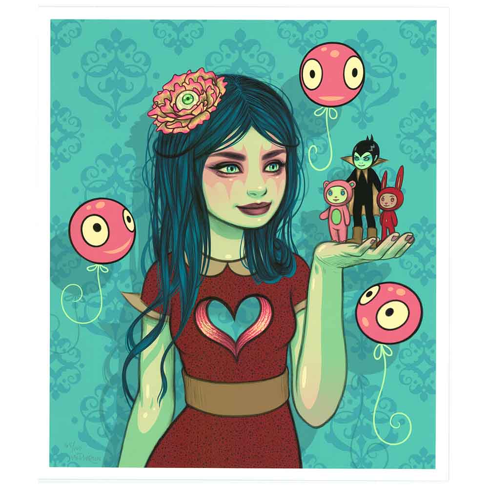 Tara McPherson; Ohana-Blue Variant Limited Edition