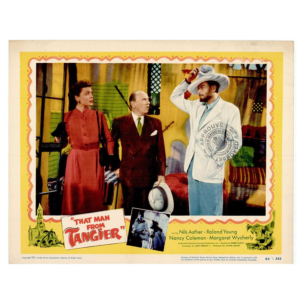 That Man from Tangier Movie Lobby Card