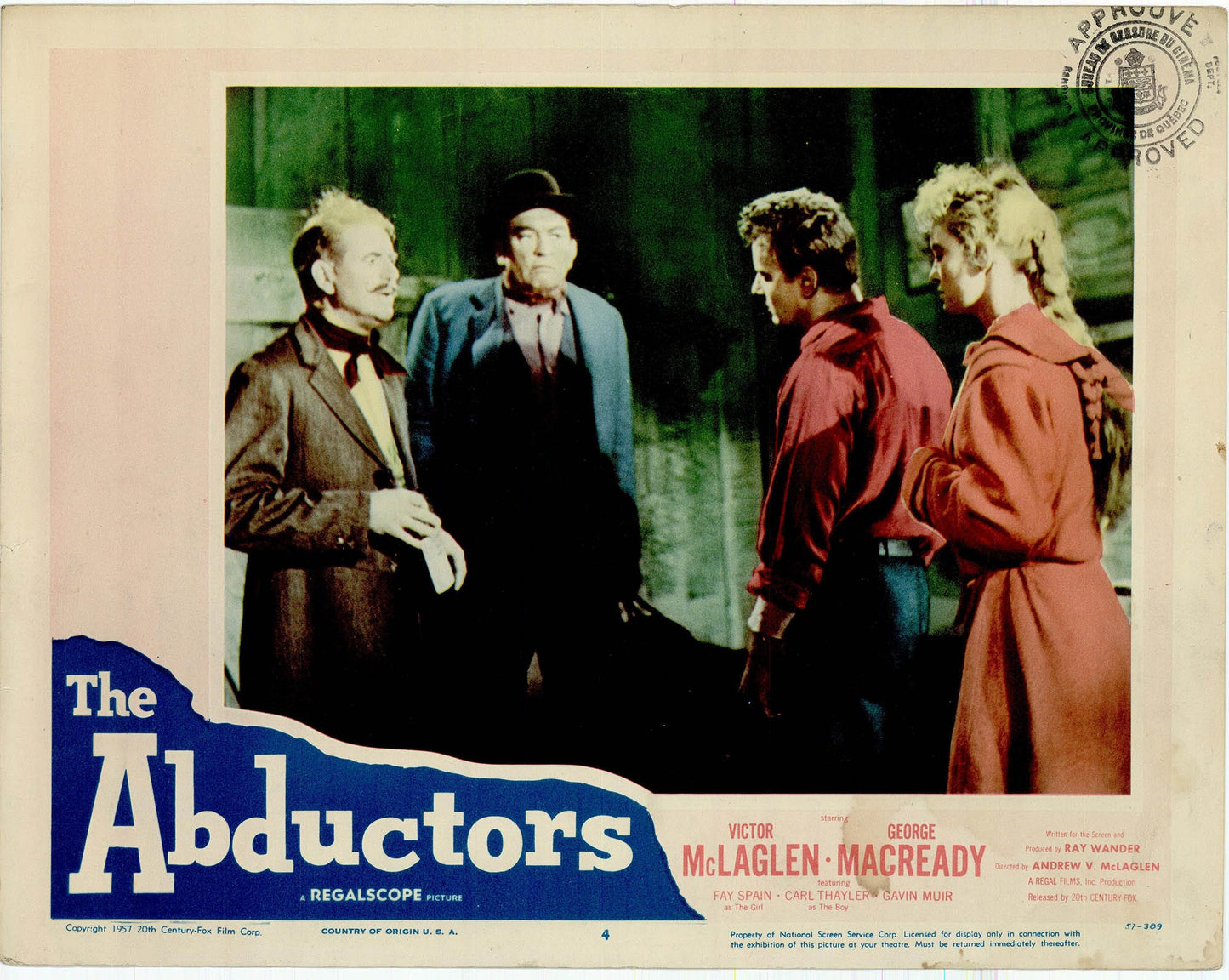 The Abductors Movie Lobby Card