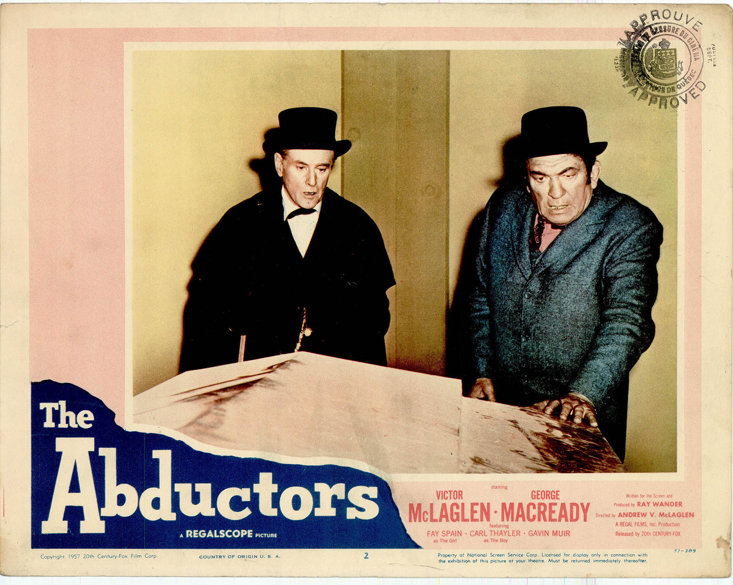 The Abductors Movie Lobby Card