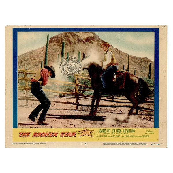 The Broken Star: Original Lobby Card Bundle, 1956 – Gold & Silver
