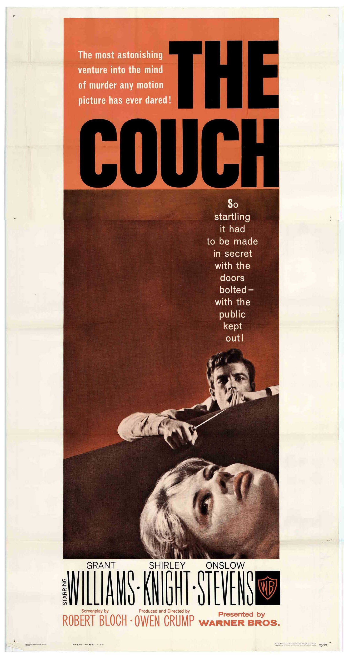 The Couch - Classic 2 Panel Movie Poster