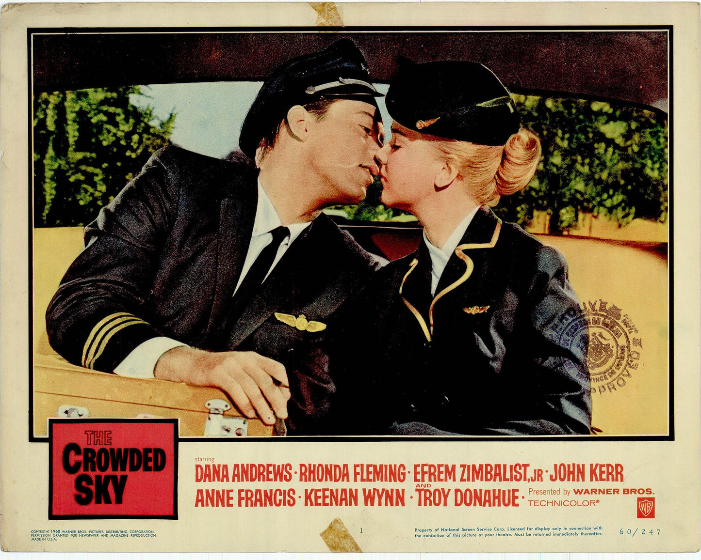 The Crowded Sky Movie Lobby Card