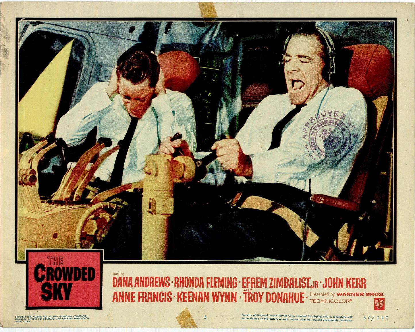 The Crowded Sky Movie Lobby Card