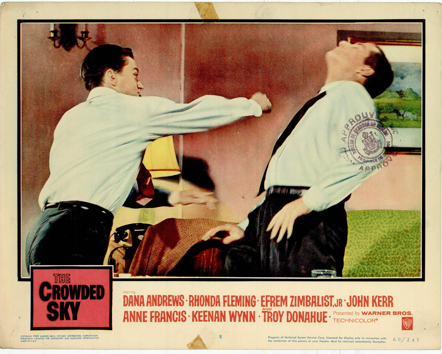 The Crowded Sky Movie Lobby Card