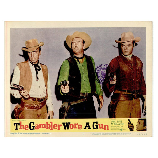 The Gambler Wore a Gun Movie Lobby Card