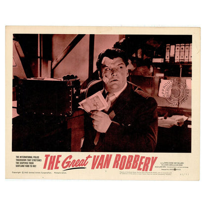 The Great Van Robbery Movie Lobby Card