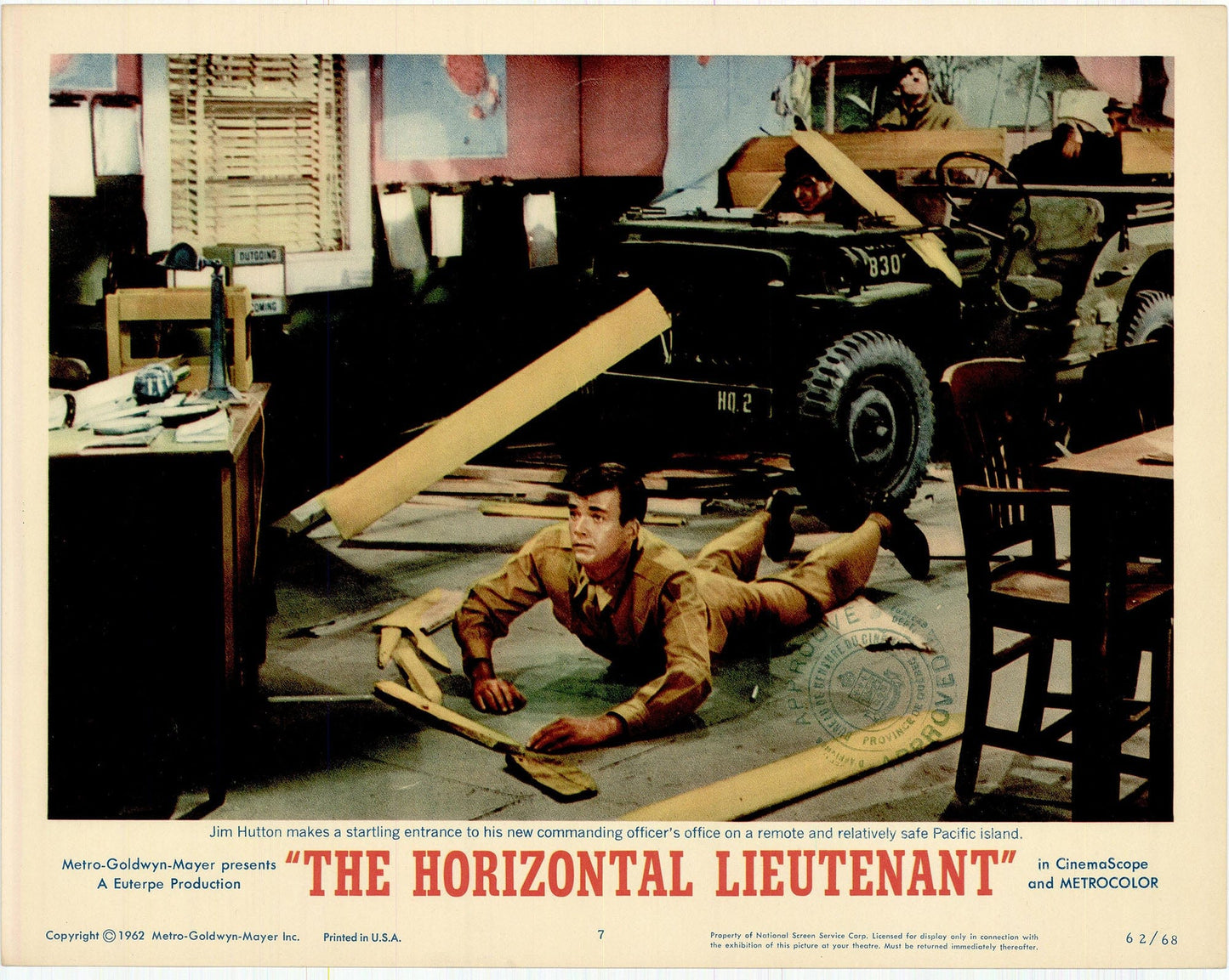 The Horizontal Lieutenant Movie Lobby Card
