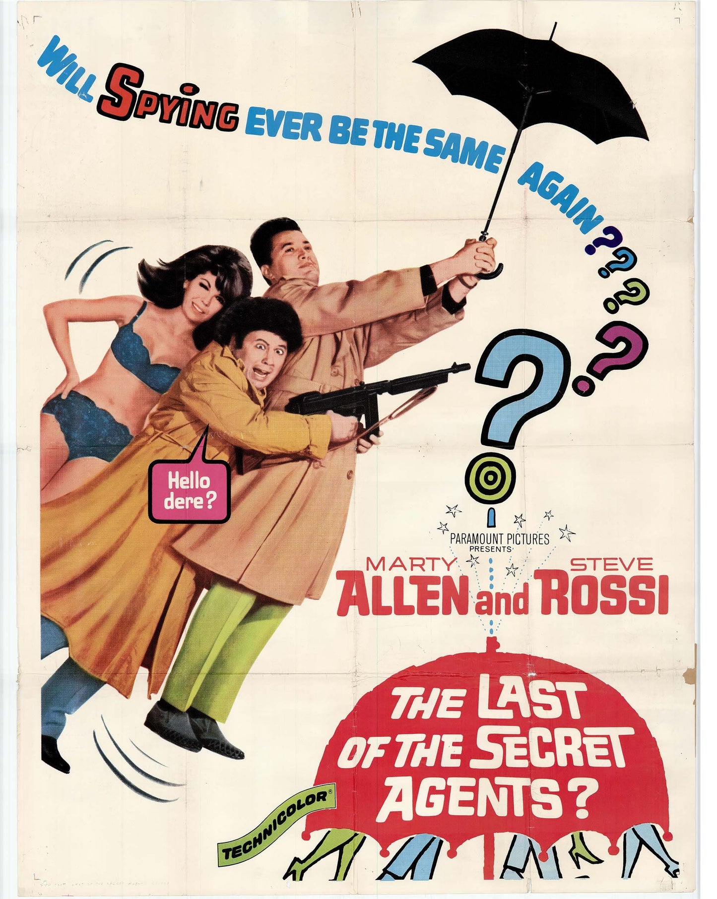 Last of the Secret Agents - Classic 2 Panel Movie Poster