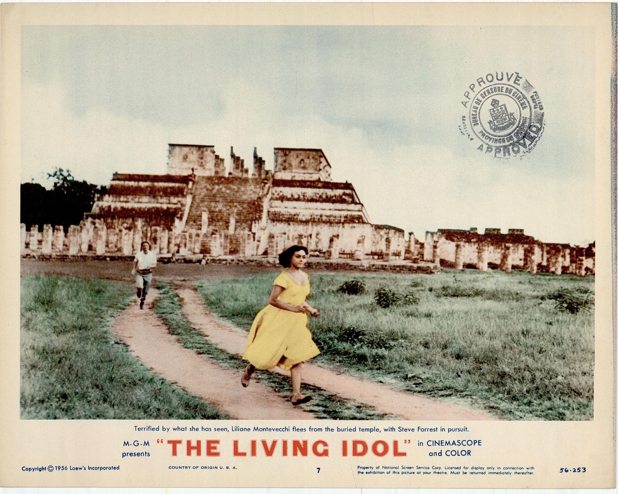 The Living Idol: Original Lobby Card Bundle, 1957 – Gold & Silver