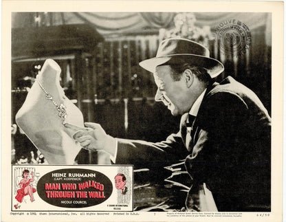 The Man Who Walked Through the Wall Movie Lobby Card