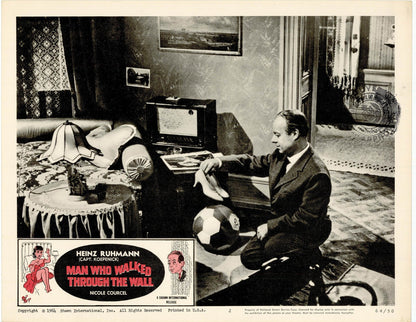 The Man Who Walked Through the Wall Movie Lobby Card