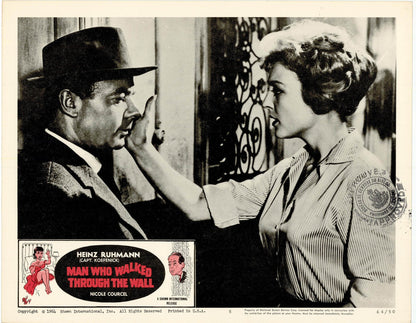 The Man Who Walked Through the Wall Movie Lobby Card