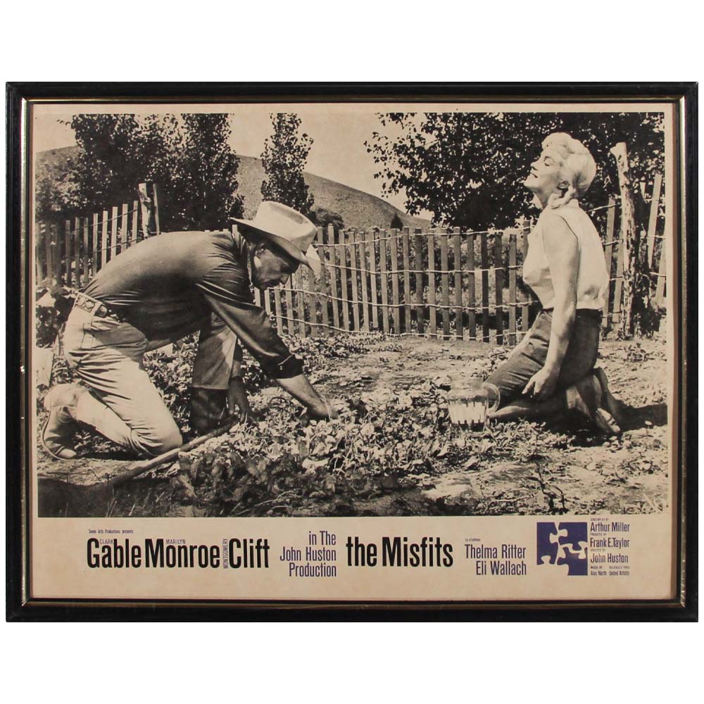 The Misfits; 1961 Movie Lobby Card Thumbnail