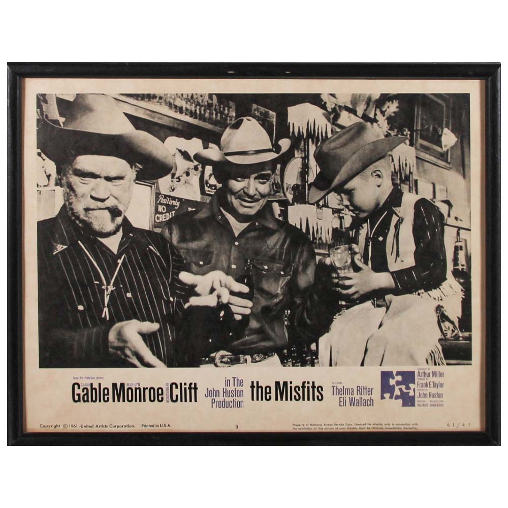 The Misfits: Original Lobby Card, 1961 Art Gold & Silver Pawn Shop