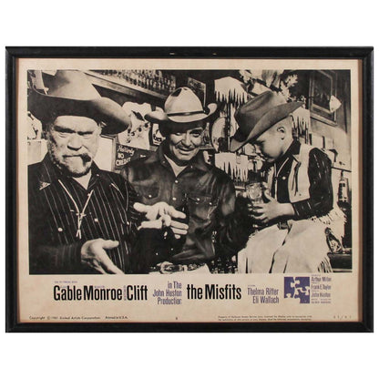 The Misfits: Original Lobby Card, 1961 Art Gold & Silver Pawn Shop