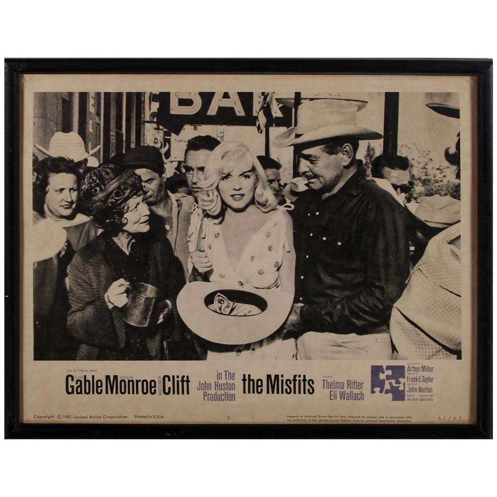 The Misfits: Original Lobby Card, 1961 Art Gold & Silver Pawn Shop