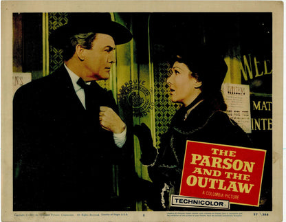 The Parson And The Outlaw Movie Lobby Card