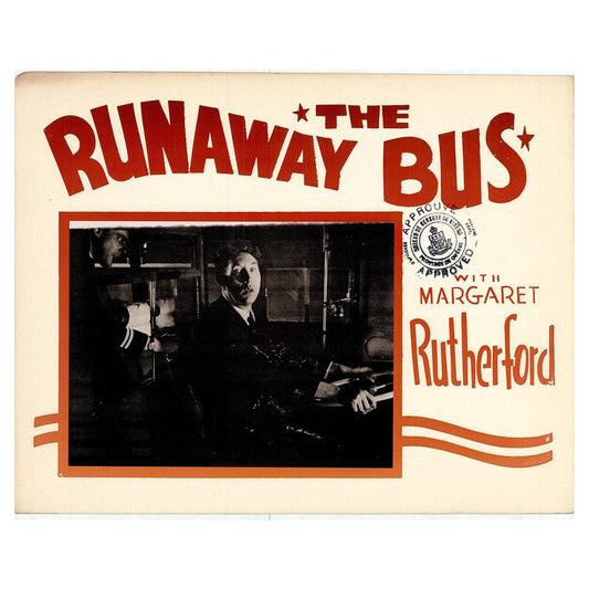 The Runaway Bus Movie Lobby Card