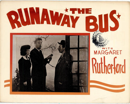 The Runaway Bus Movie Lobby Card