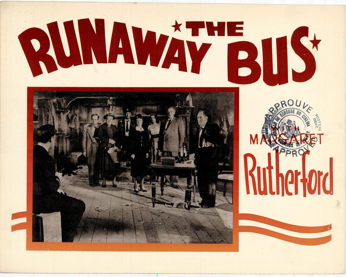 The Runaway Bus Movie Lobby Card
