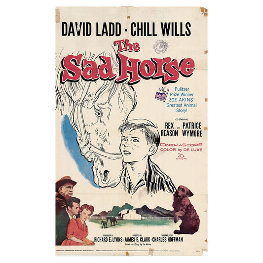 The Sad Horse - Classic Movie Poster
