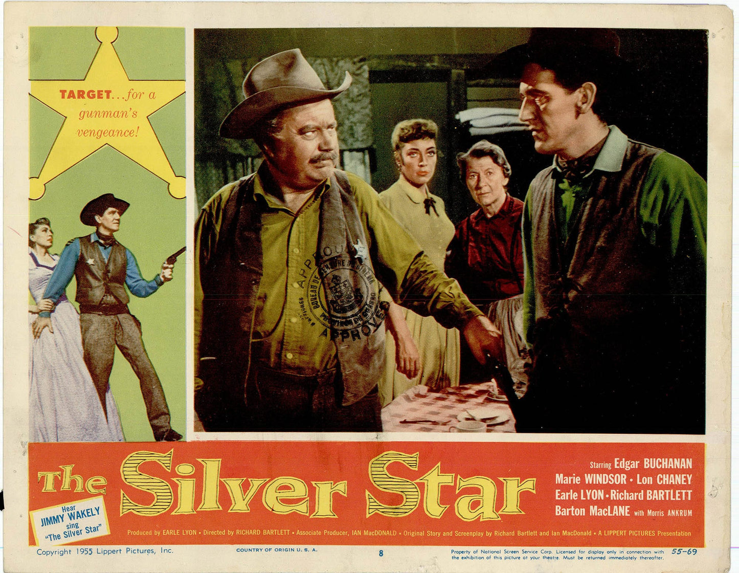 The Silver Star Movie Lobby Card