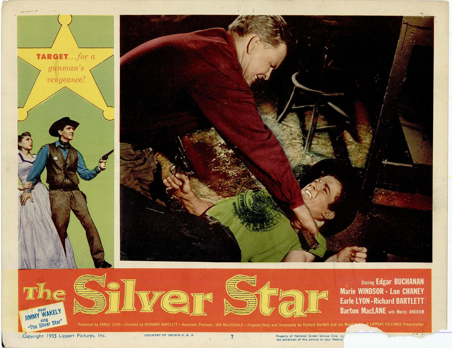 The Silver Star Movie Lobby Card