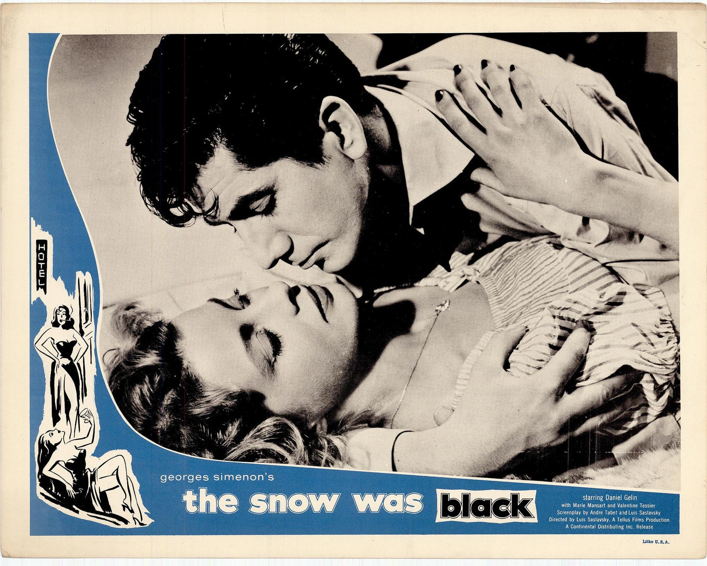 The Snow was BlackMovie Lobby Card