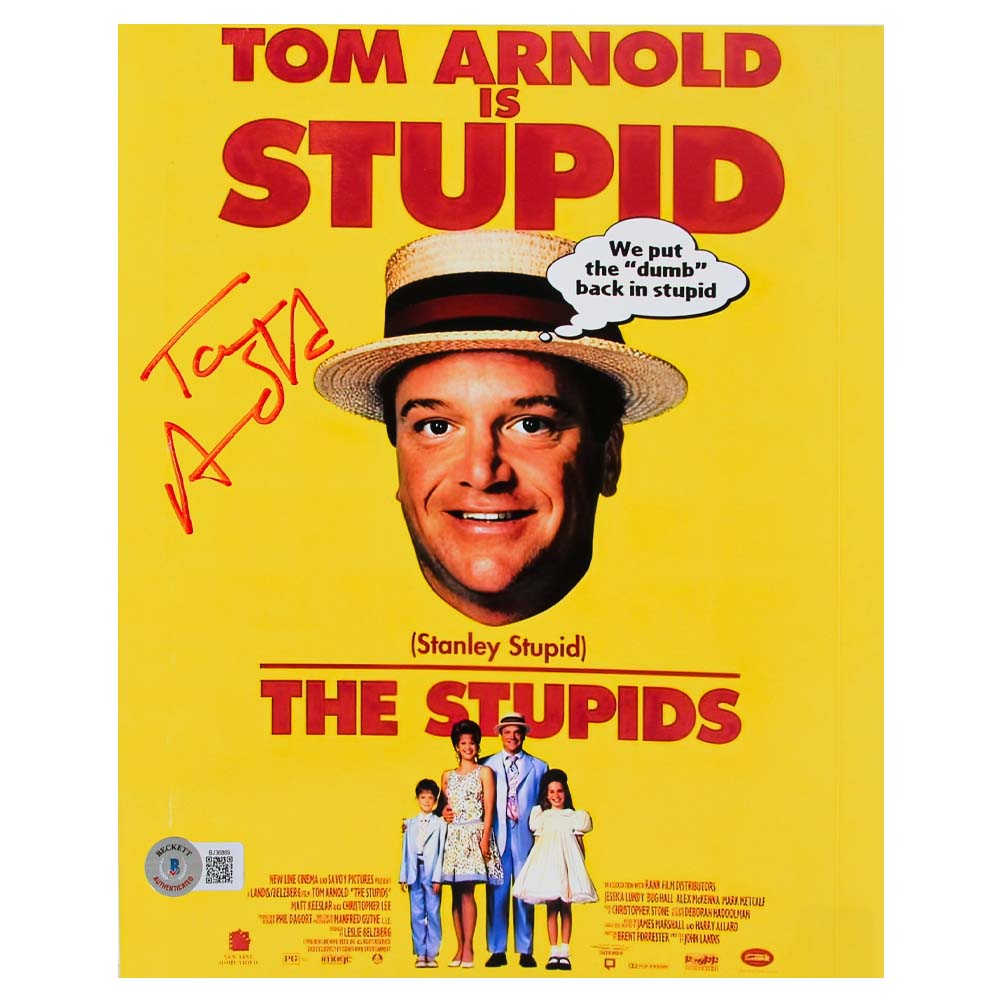 The Stupid Photo Signed By Tom Arnold Thumbnail