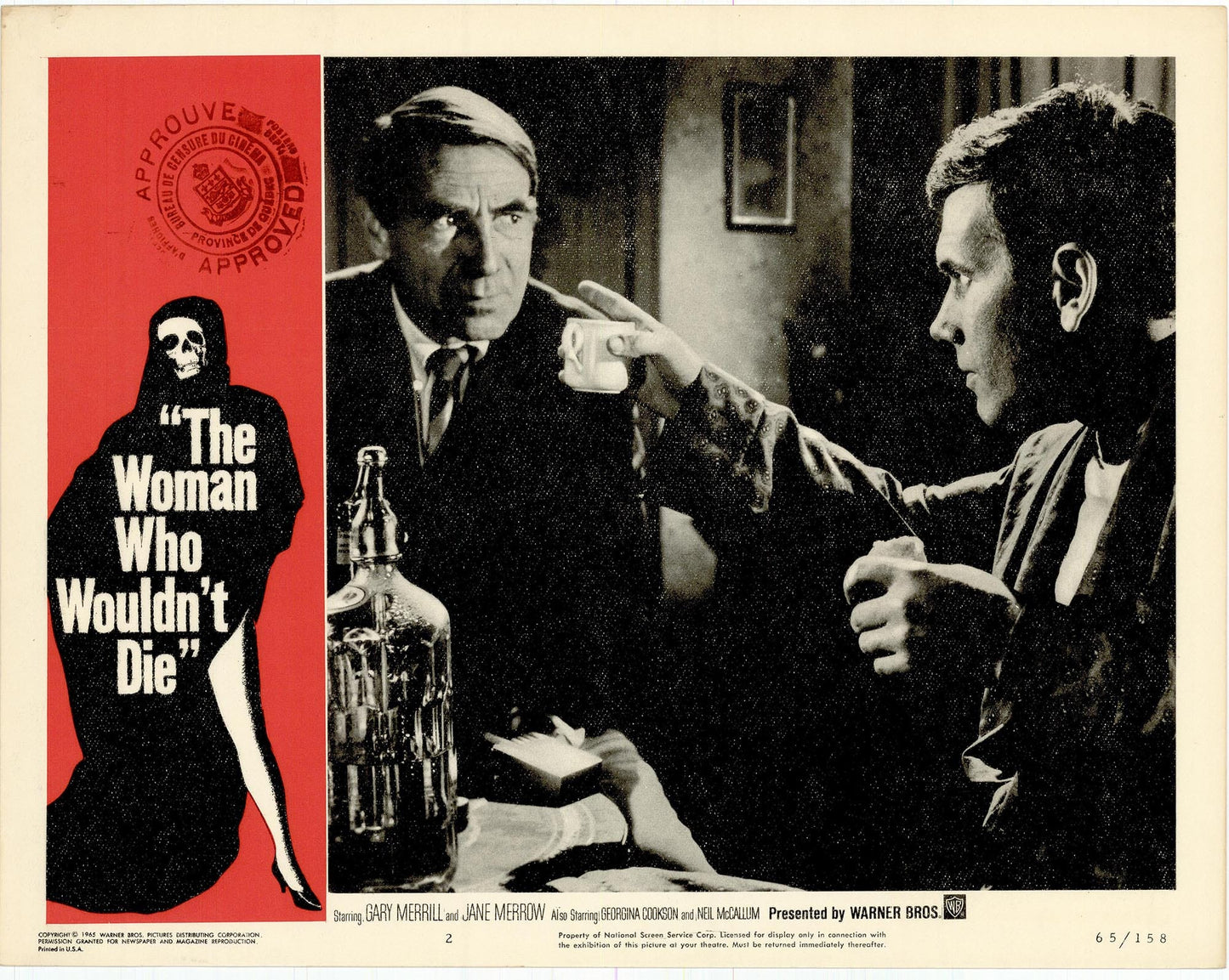 The Woman who Wouldn't Die Movie Lobby Card