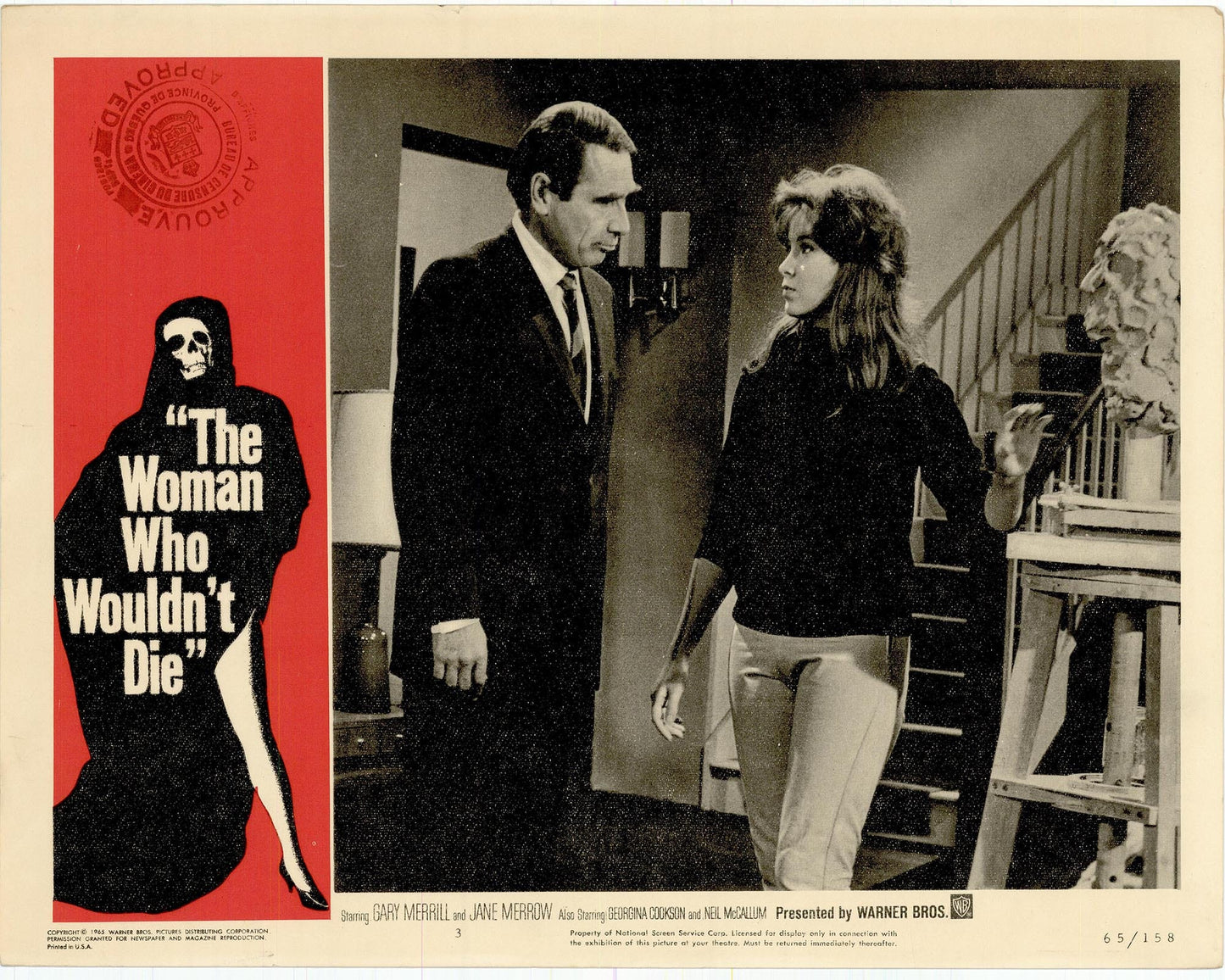 The Woman who Wouldn't Die Movie Lobby Card