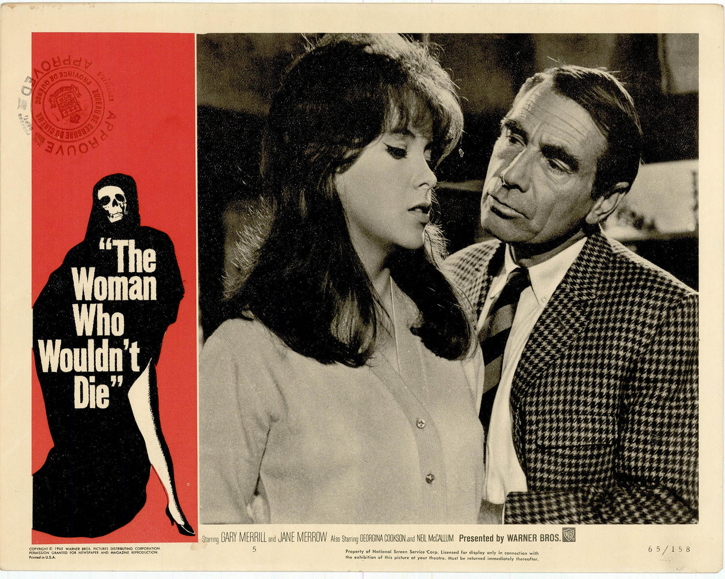 The Woman who Wouldn't Die Movie Lobby Card