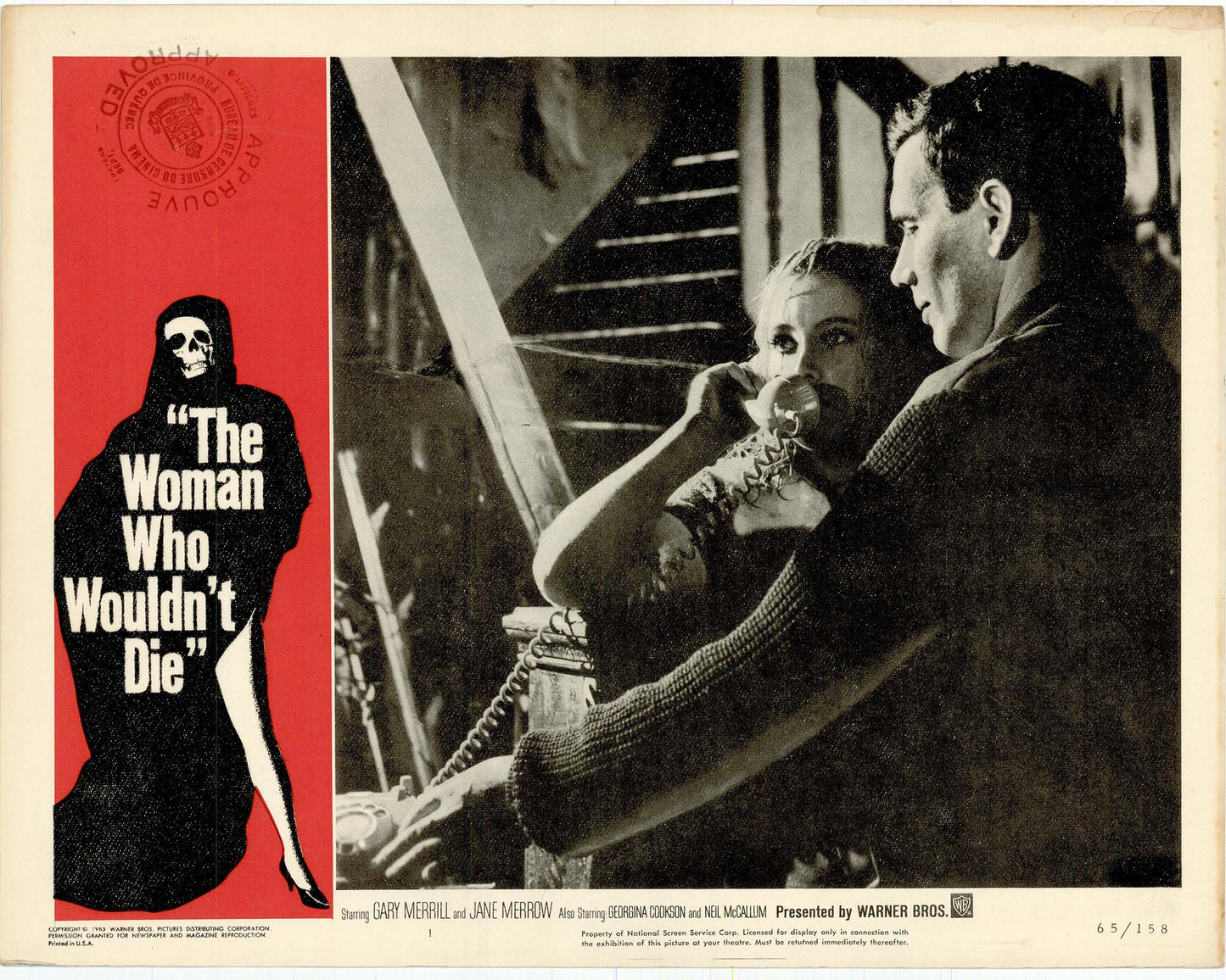 The Woman who Wouldn't Die Movie Lobby Card