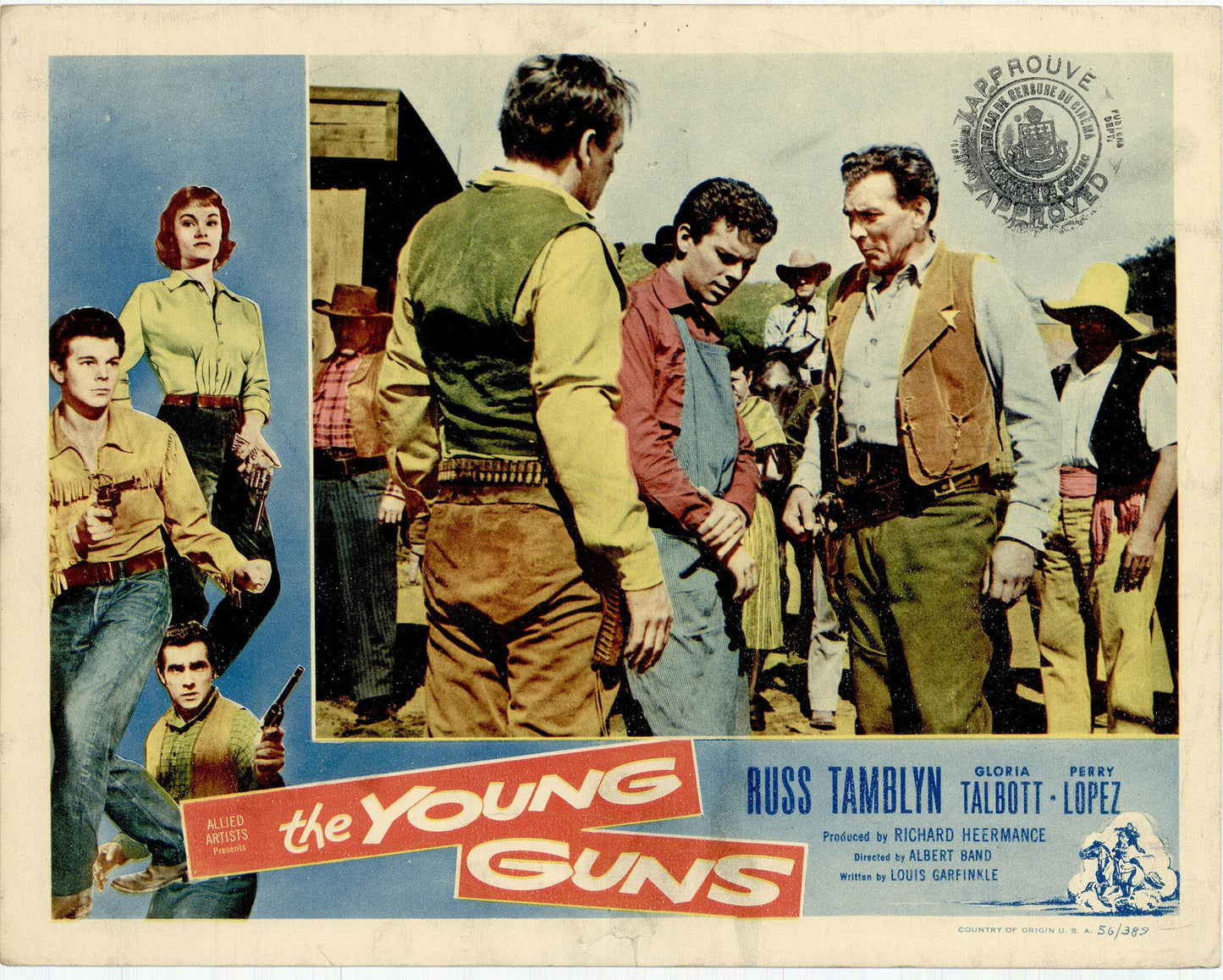 The Young Guns Movie Lobby Card