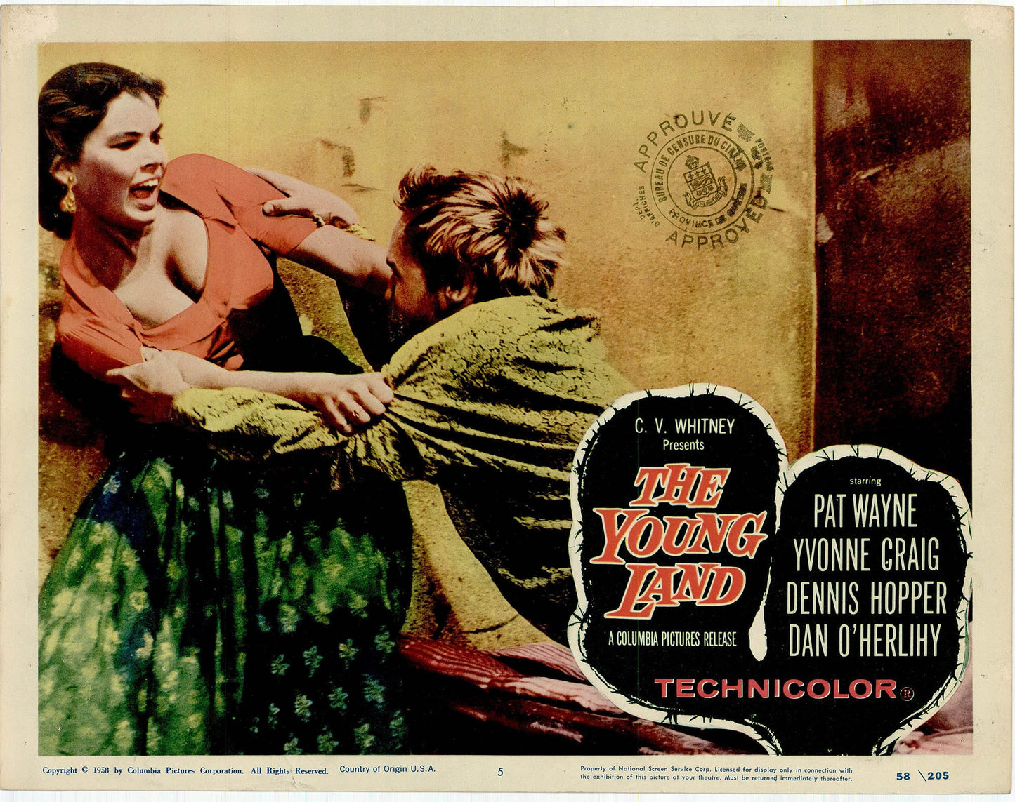 The Young Land Movie Lobby Card