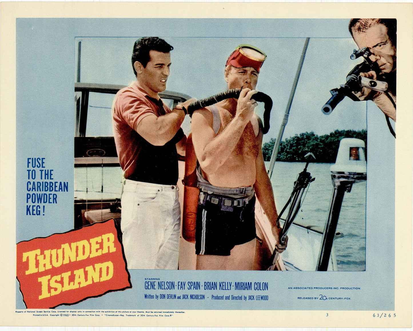 Thunder Island Movie Lobby Card