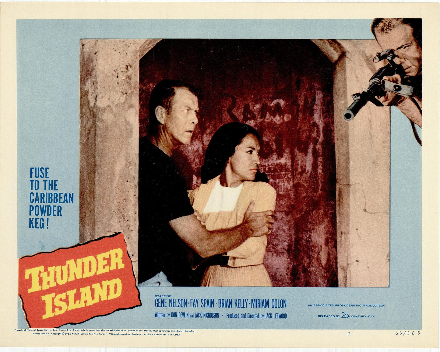 Thunder Island Movie Lobby Card