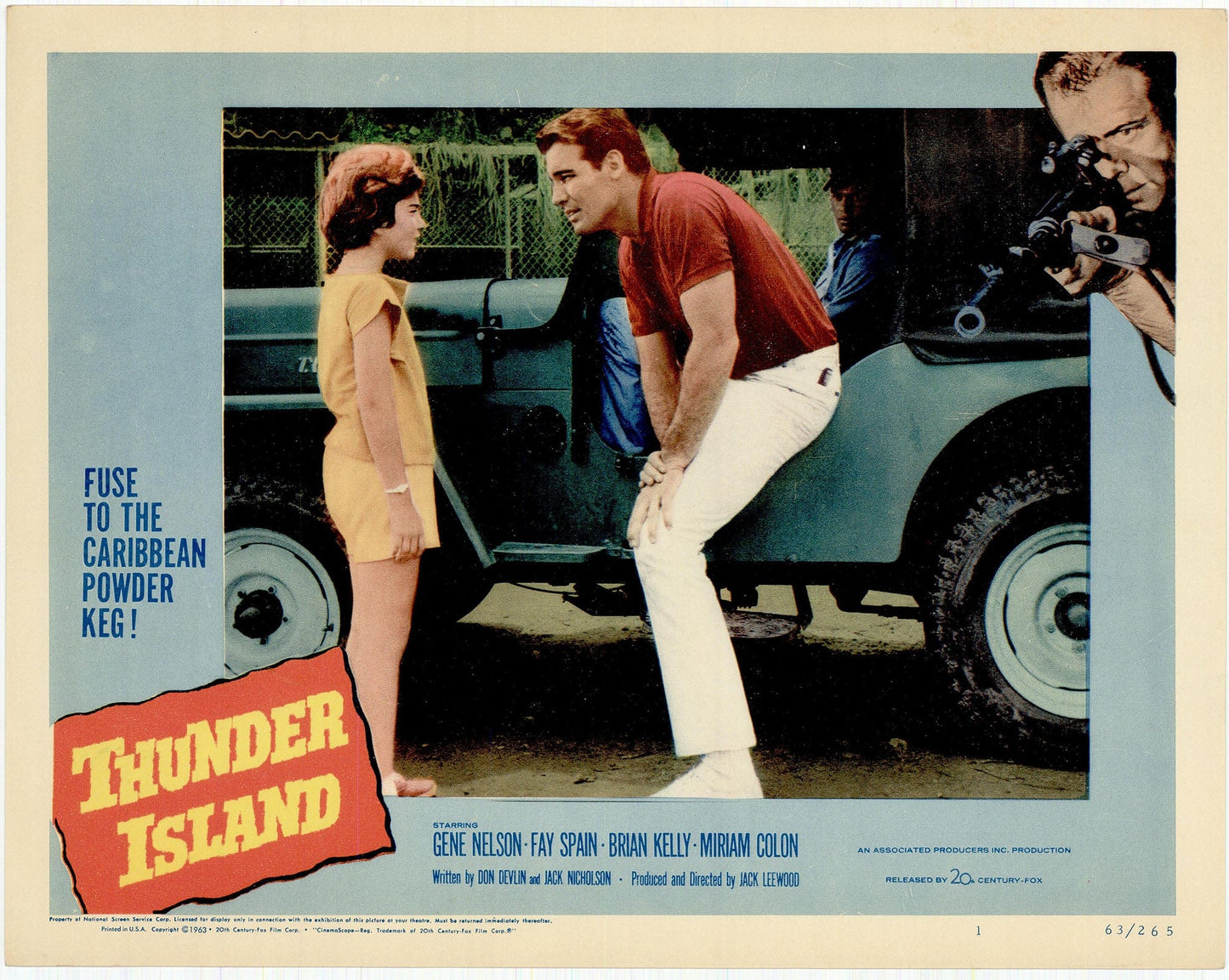 Thunder Island Movie Lobby Card