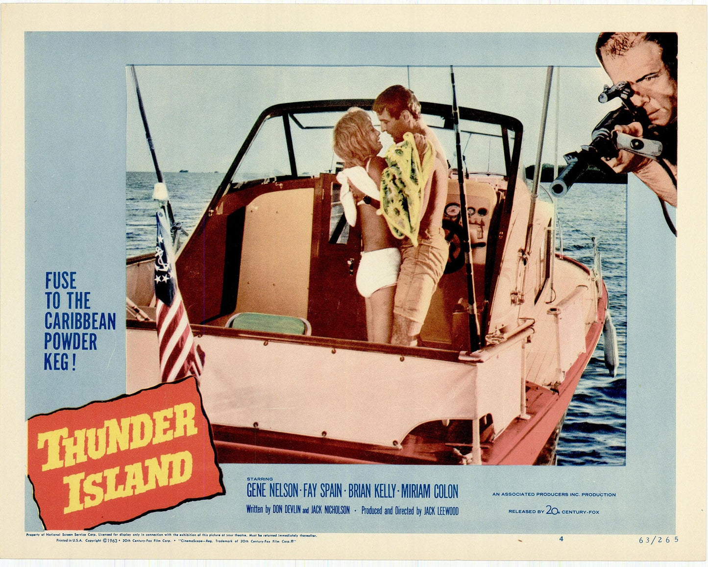 Thunder Island Movie Lobby Card