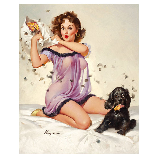 Gil Elvgren, Ticklish Situation