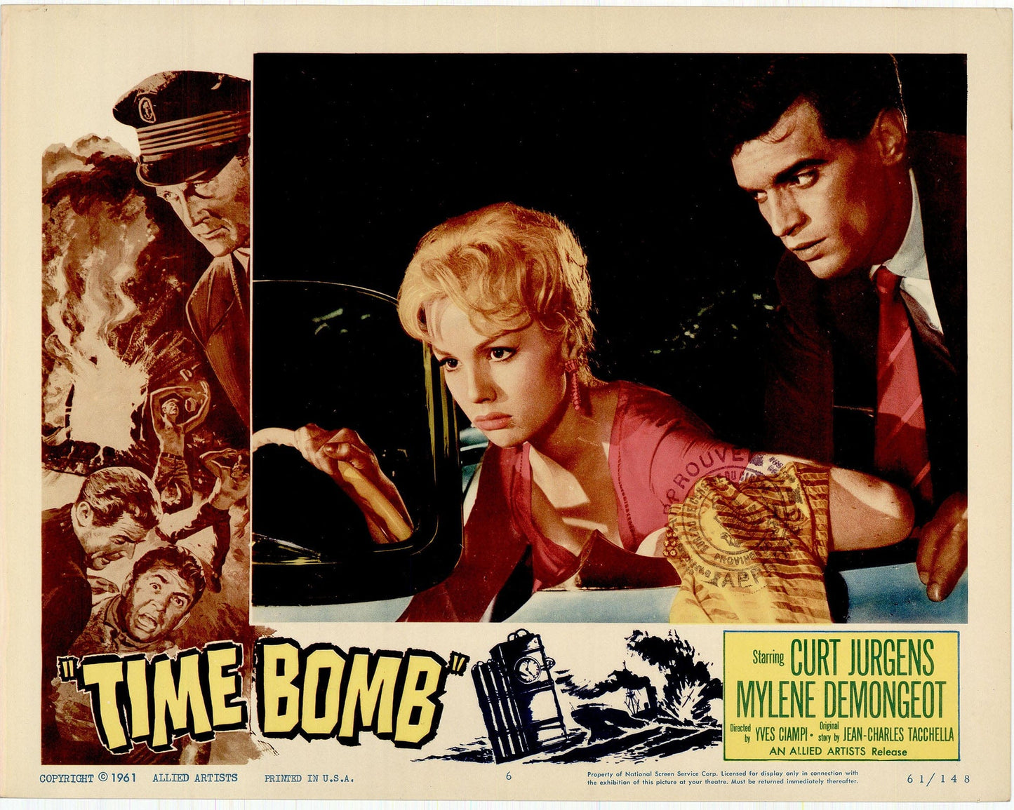 Time Bomb Movie Lobby Card