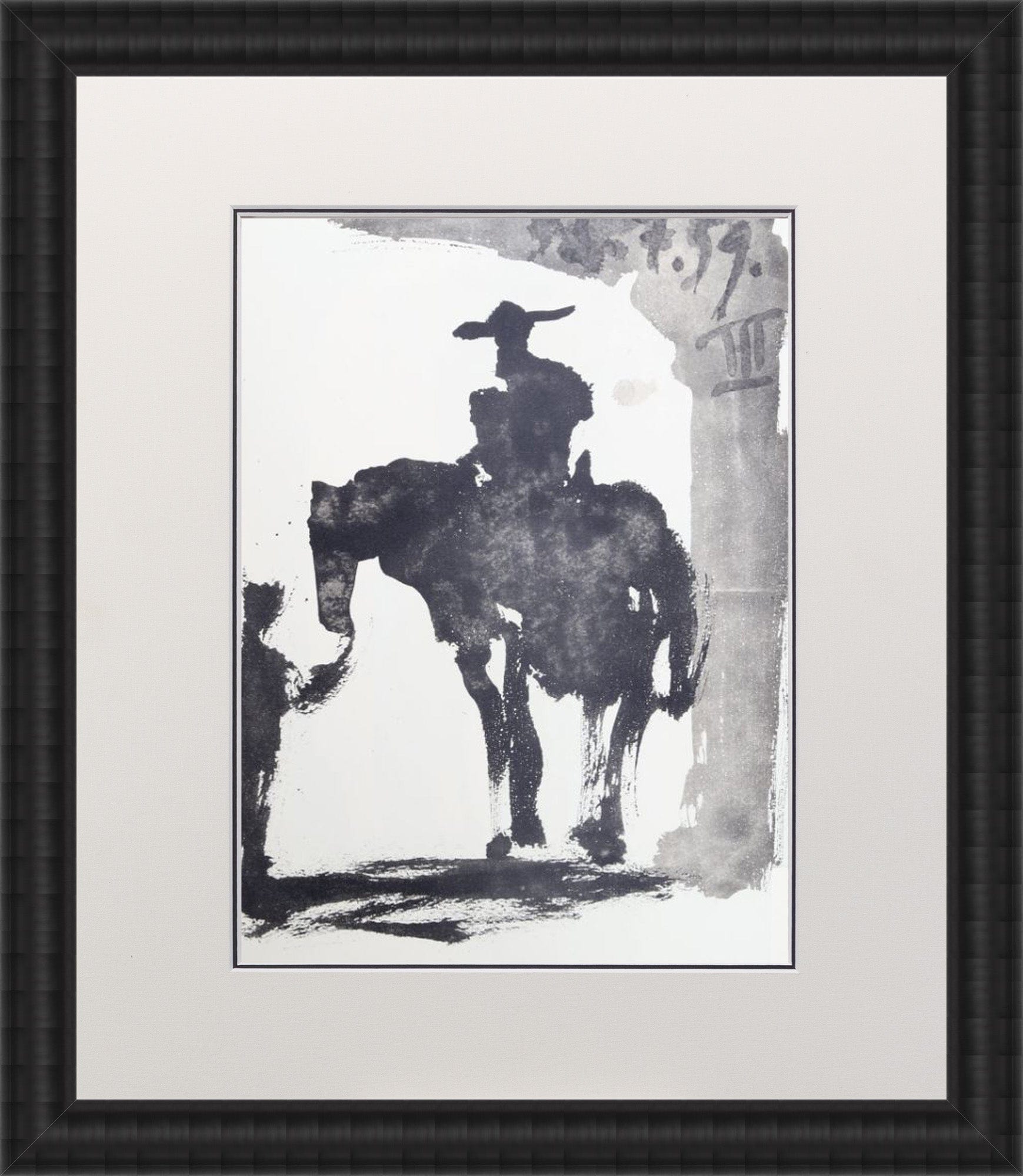 Pablo Picasso; Untitled from Toros Y Toreros VI – Gold & Silver 