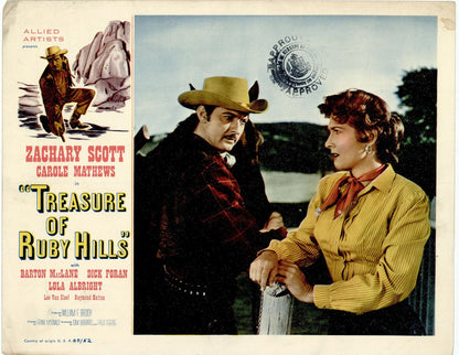 Treasure of Ruby Hills Movie Lobby Card