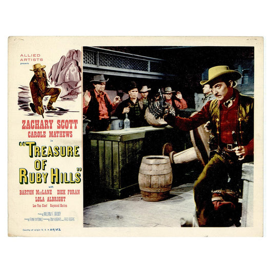 Treasure of Ruby Hills Movie Lobby Card