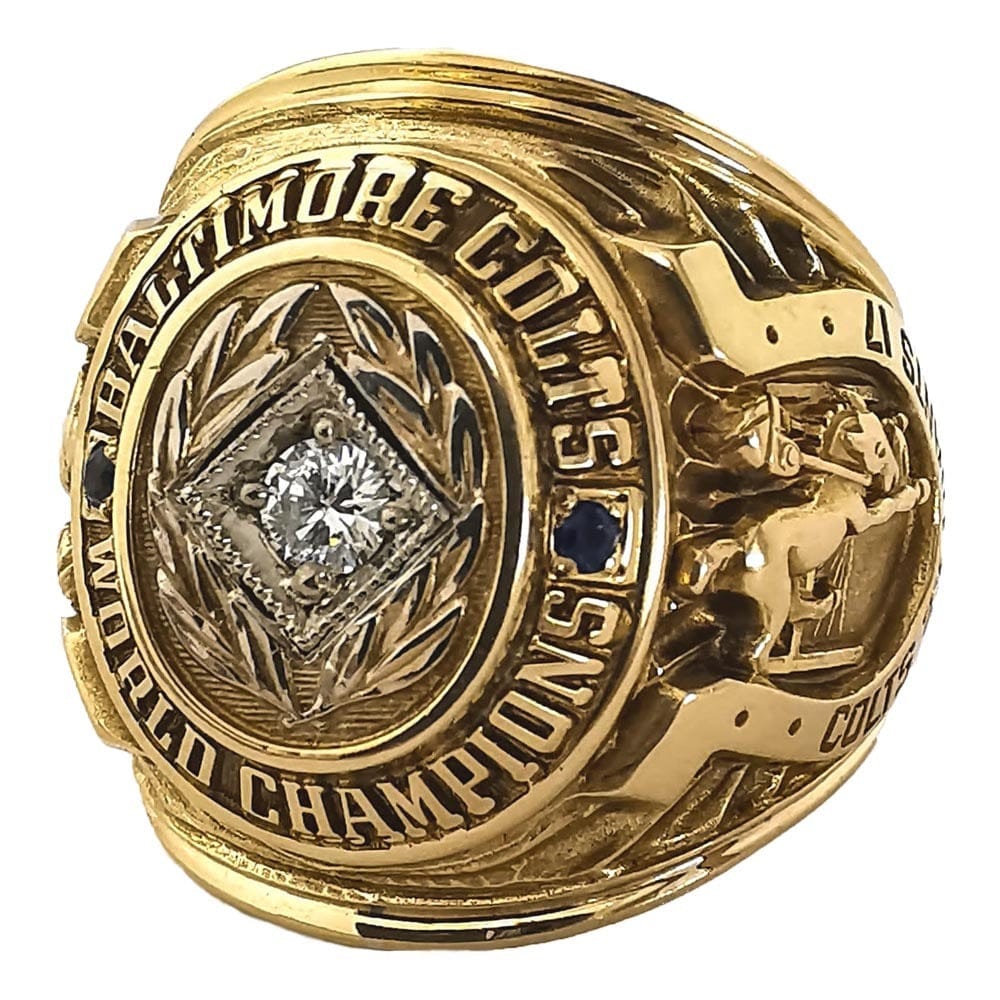 1958 Baltimore Colts NFL Championship Ring