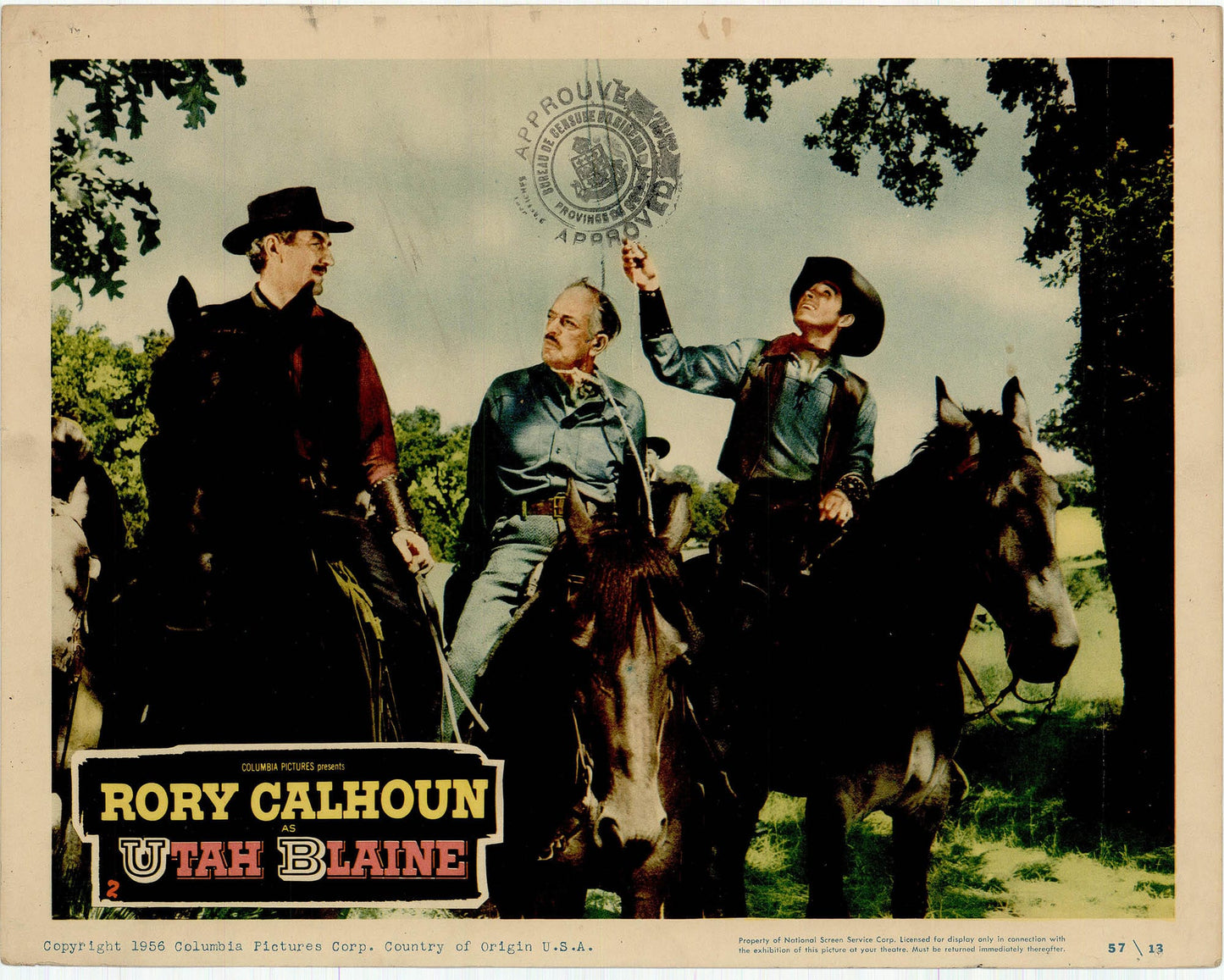 Utah Blaine Movie Lobby Card