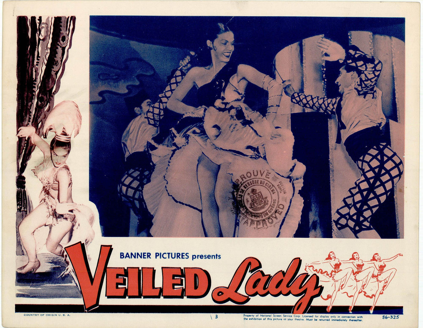 Veiled Lady Movie Lobby Card